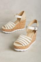 Farylrobin Lacey Wedges White