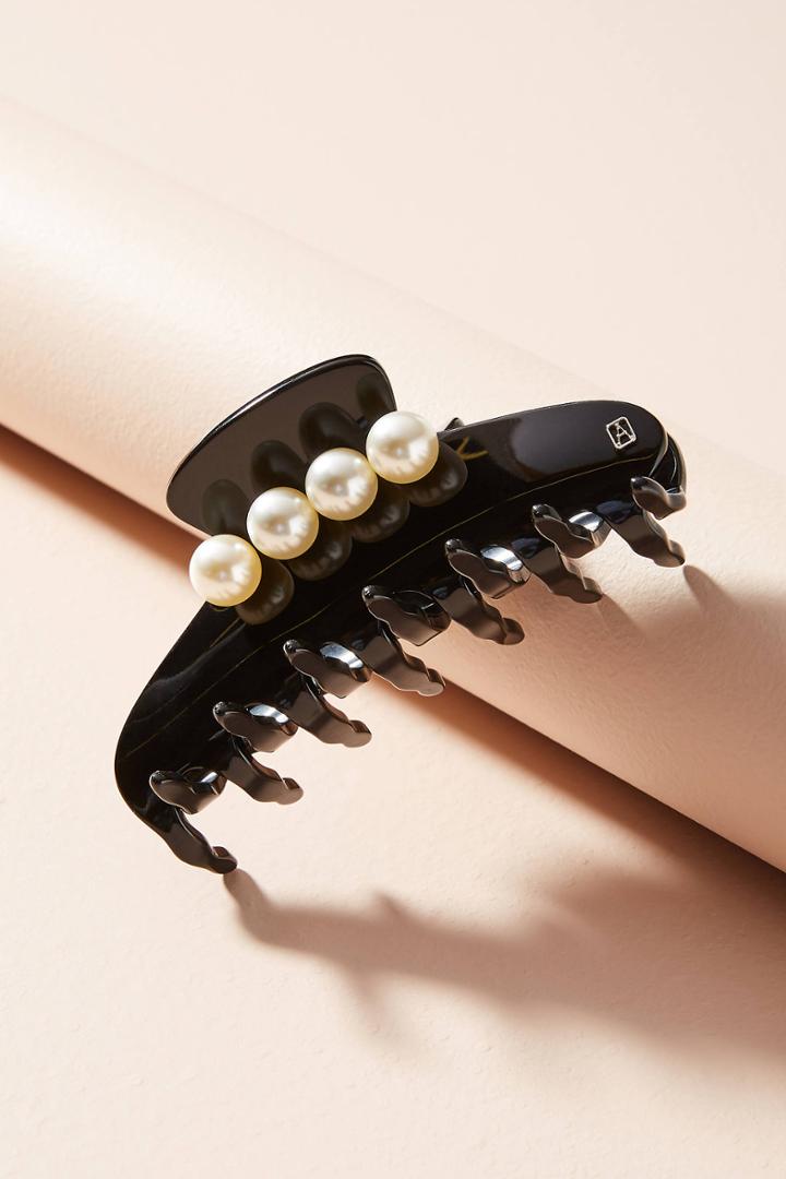Alexandre De Paris Pearled Hair Clip