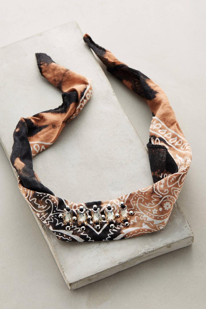 Dannijo Harri Crystal Bandana Choker