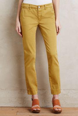 Pilcro Stet Chino Capris Honey