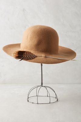 Brookes Boswell Plumed Cortland Hat