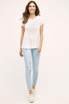 Paige Verdugo Skinny Ankle Jeans Norway Embroidered