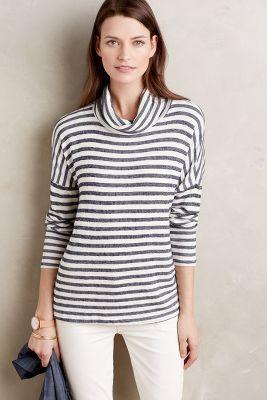 Stateside Striped Cowl Tee
