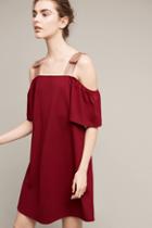 Sunday In Brooklyn Bowed Open-shoulder Tunic Dress