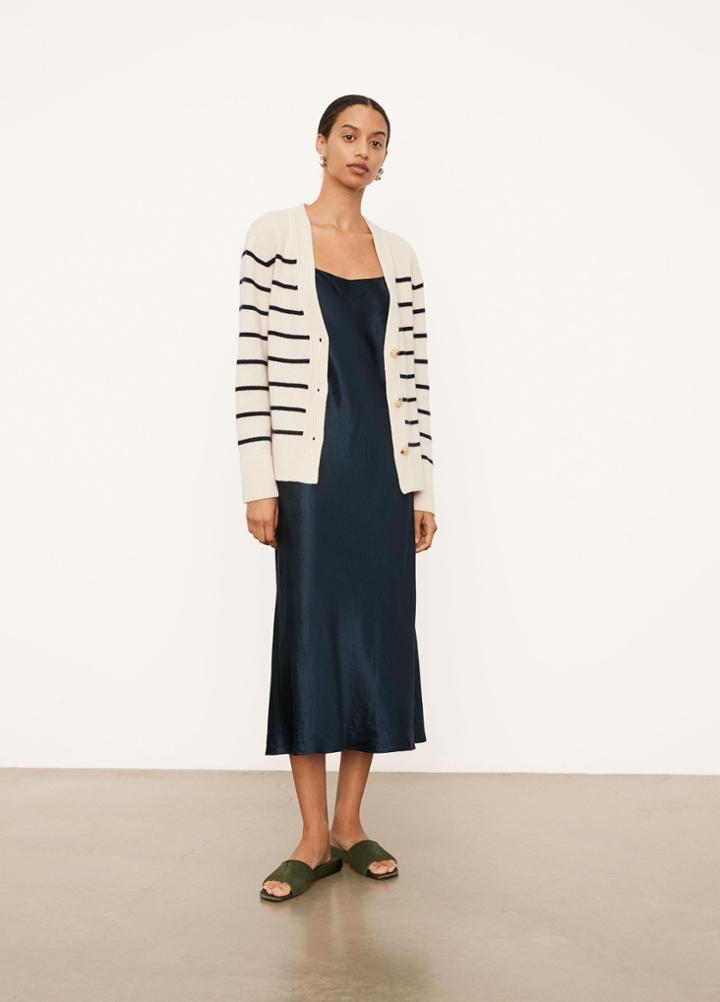 Vince Breton Stripe Cardigan