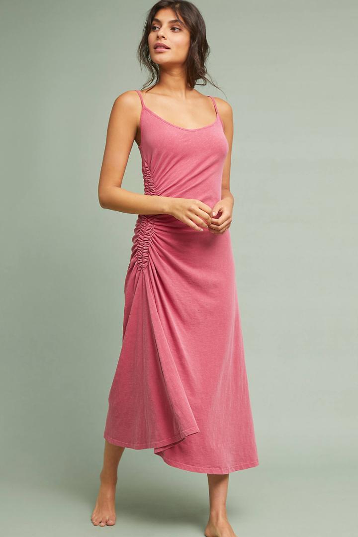 Sundry Ruched Ruby Dress