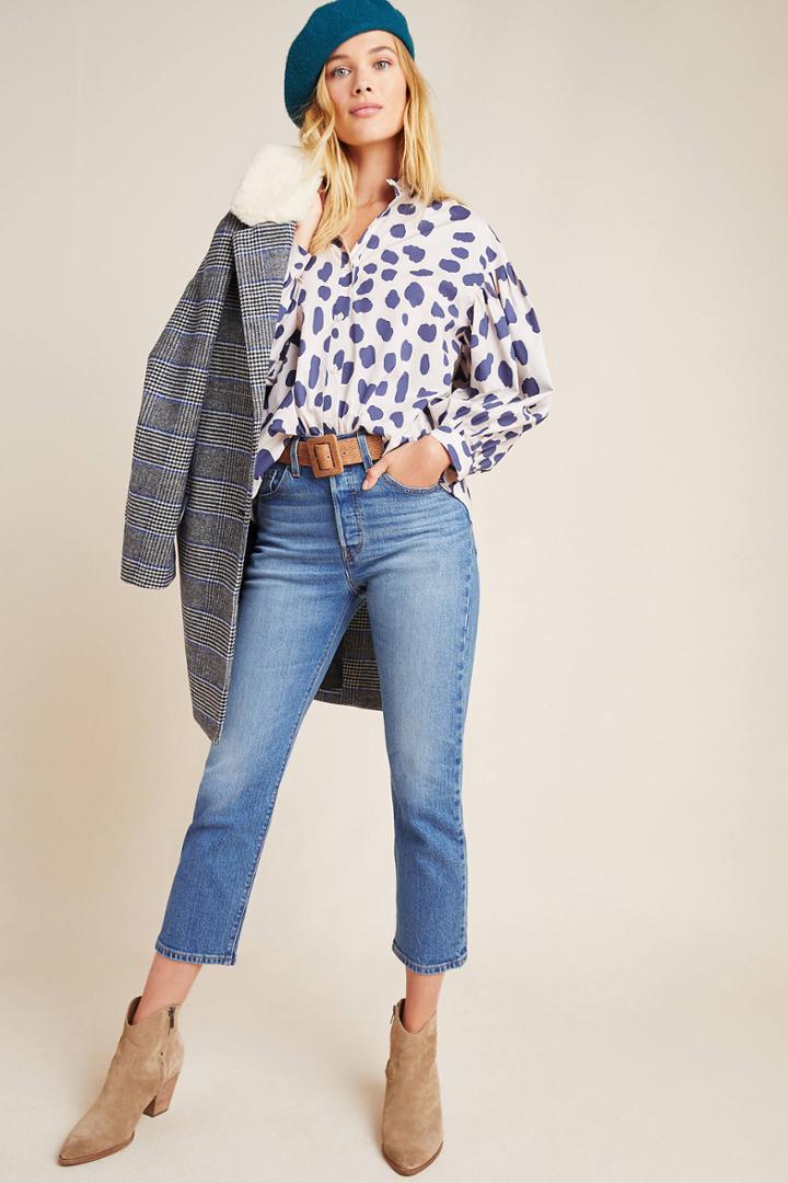 Levi's 501 Ultra High-rise Skinny Cropped Jeans