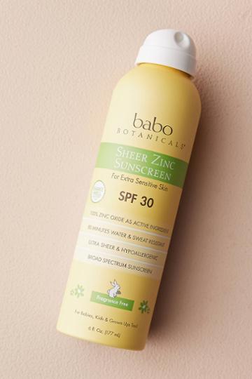 Babo Botanicals Sheer Zinc Sunscreen Spf