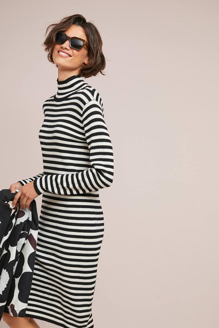 Marimekko Angervo Wool Turtleneck Dress