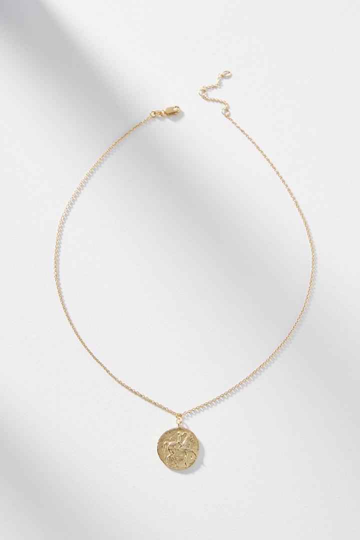 Anthropologie Antiquity Coin Necklace