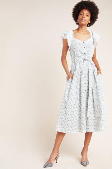 La Vie By Rebecca Taylor Poppy Lace Midi Dress