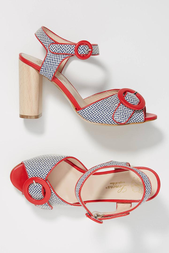 Lenora Lucy Peep Toe Heels