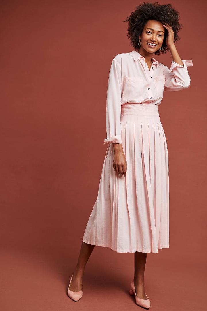 Mara Hoffman Cordelia Pleated Skirt