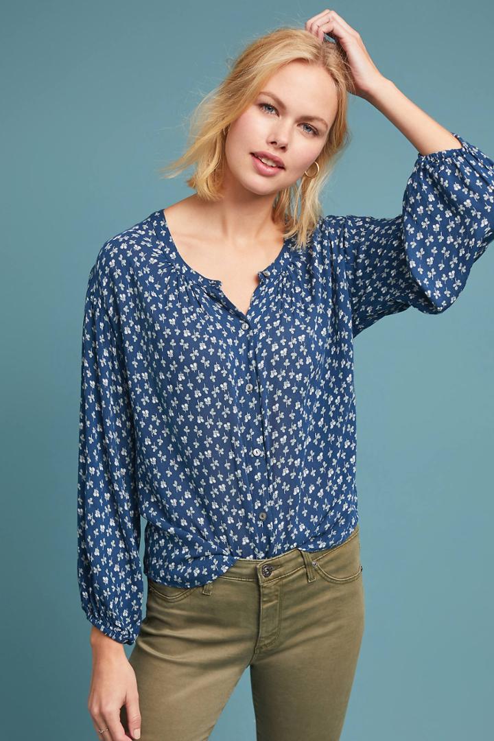 Velvet By Graham & Spencer Kissan Blouse