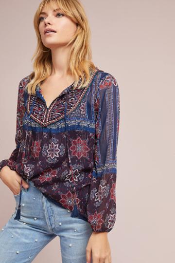 Anthropologie Talitha Peasant Top