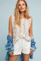 Chino By Anthropologie Embroidered Wanderer Utility Shorts