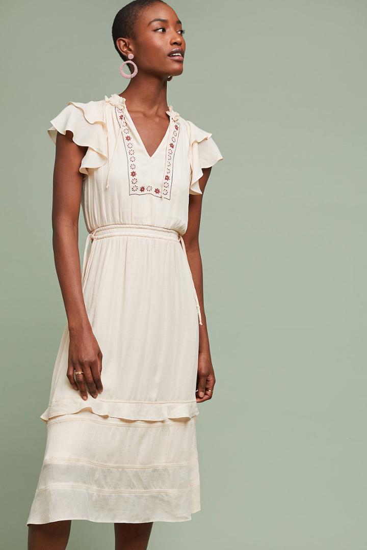 Dolan Left Coast Mia Embroidered Dress