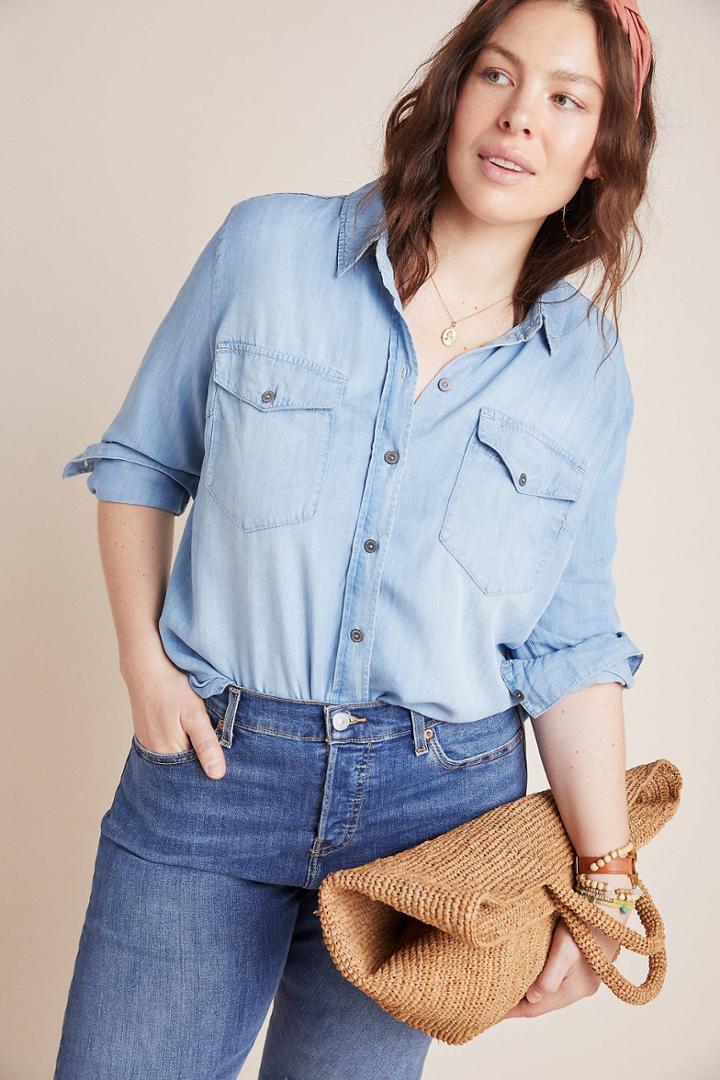 Sanctuary Oliver Plus Chambray Buttondown