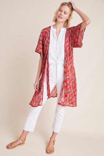 Rujuta Sheth Cinched Printed Kimono