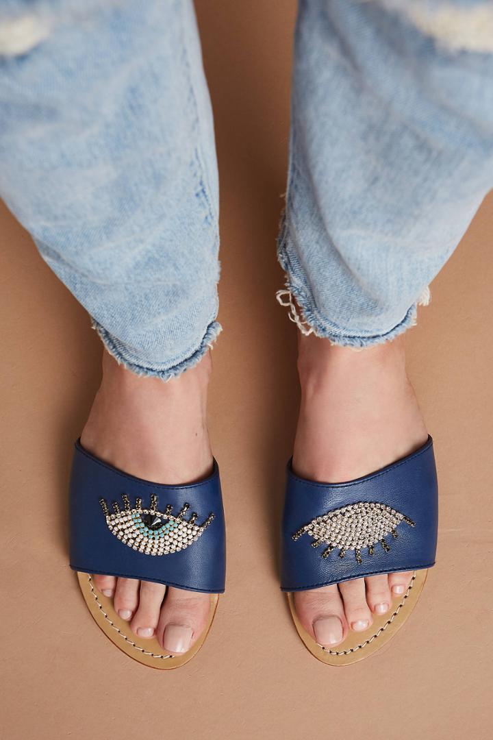 Mystique Winking Eye Sandals