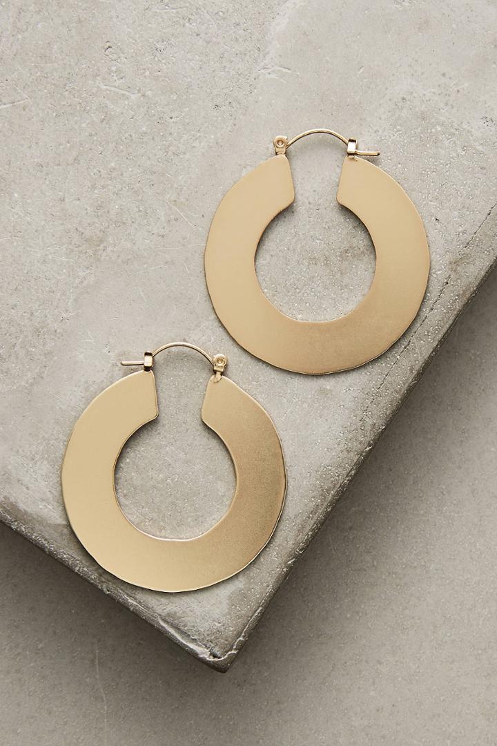 Anthropologie Seattle Hoop Earrings