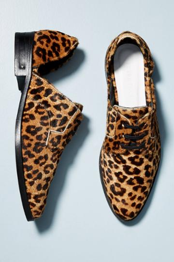 Freda Salvador Leopard D'orsay Oxfords