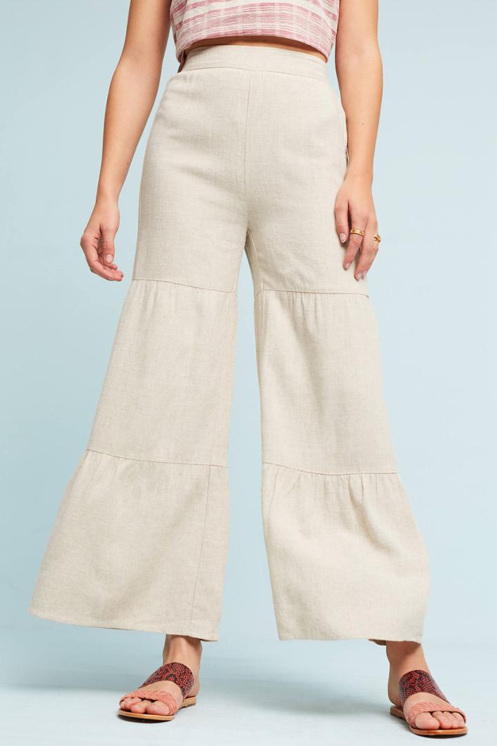 Mo:vint Tiered Ruffle Pants