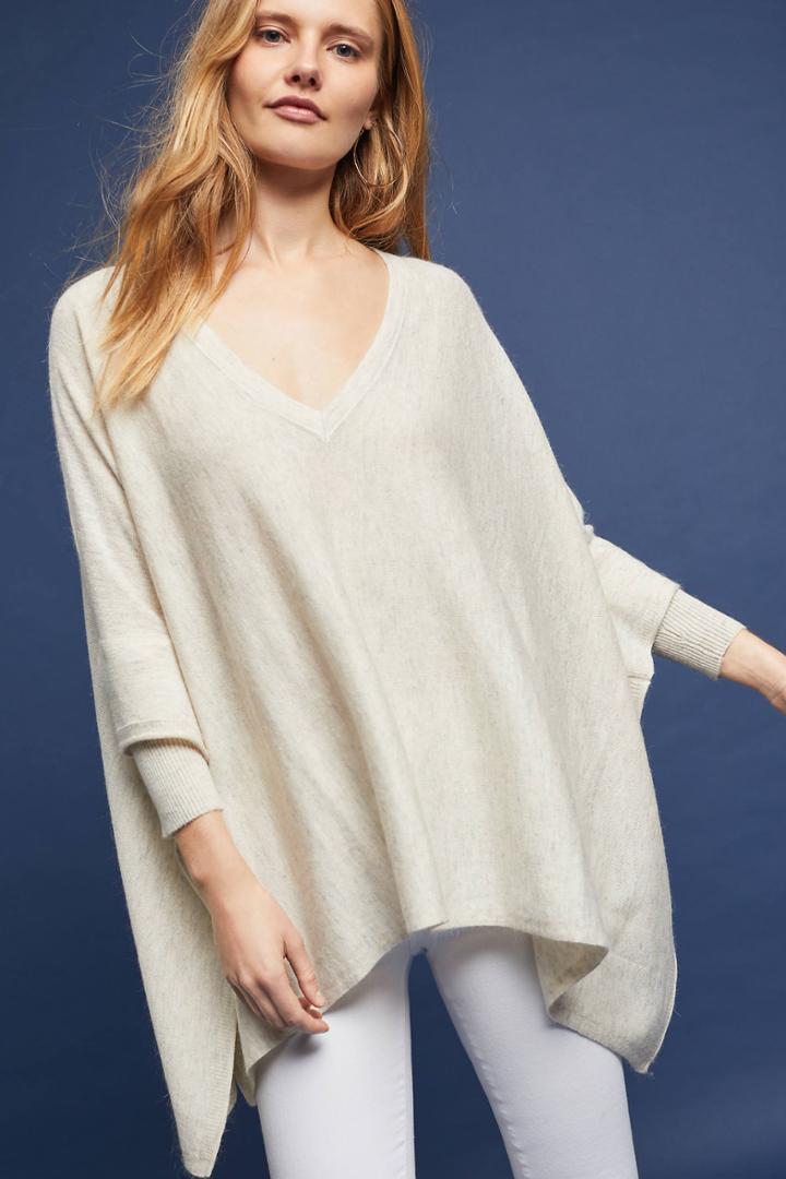 On The Road Oversized V-neck Pullover