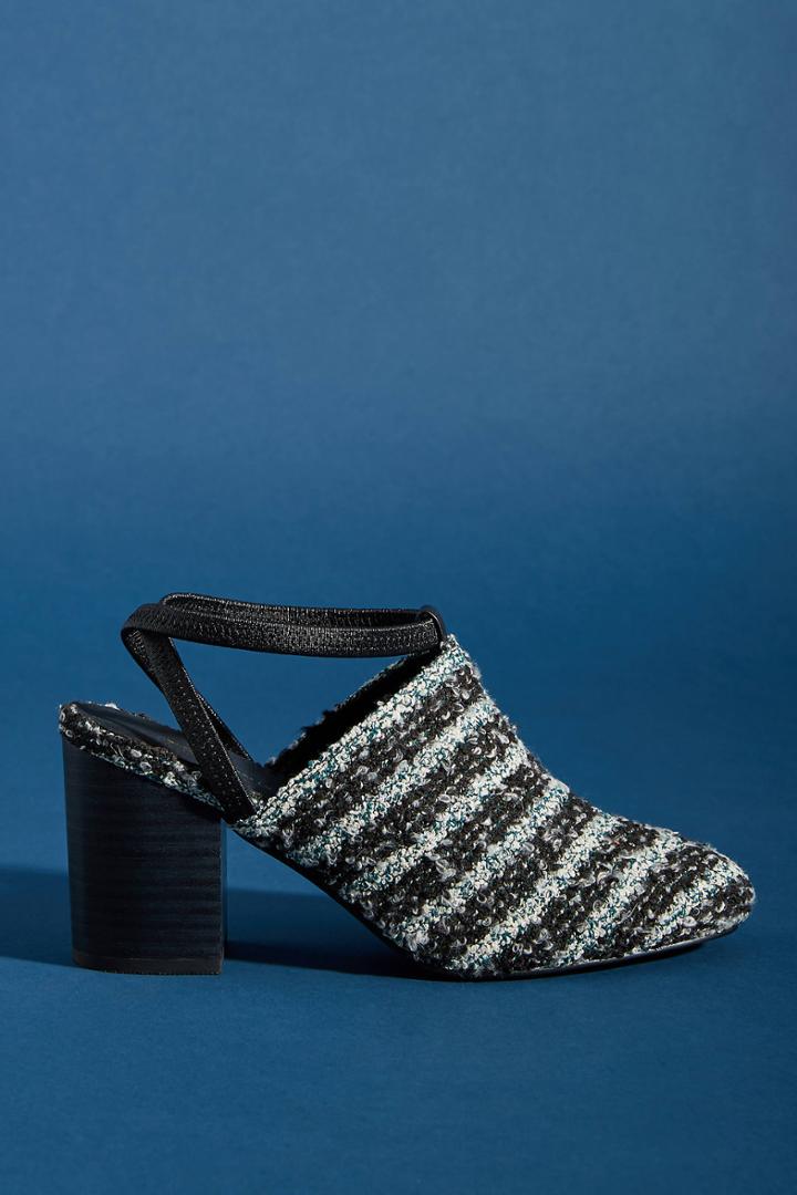 Intentionally Blank Tweed Patron Heels