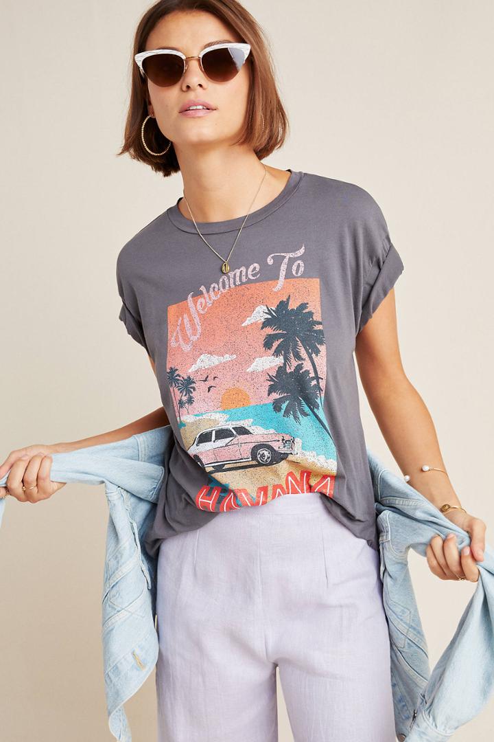 Show Me Your Mumu Havana Postcard Graphic Tee
