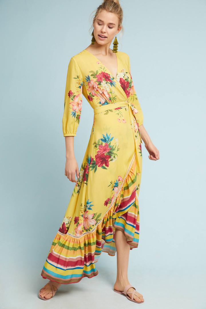 Farm Rio Marketplace Wrap Dress