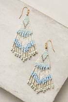 Anthropologie Beaded Tanager Drop Earrings