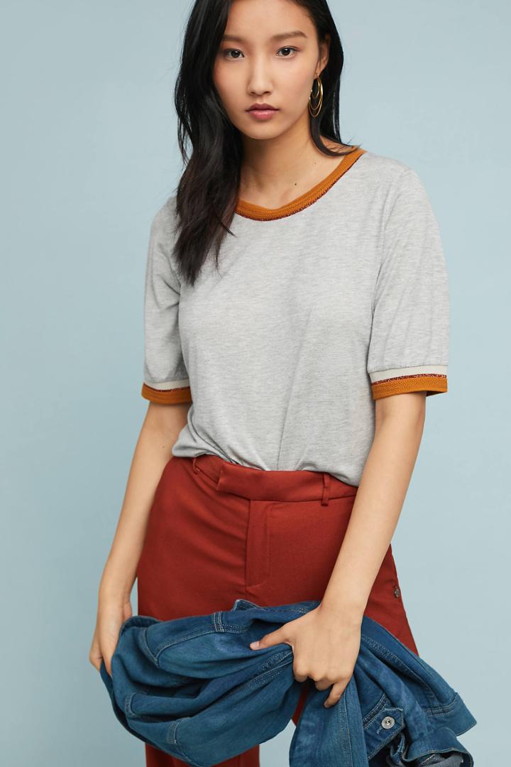 Seen Worn Kept Metallic Ringer Tee