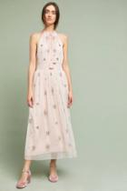 Chan Luu Amiens Halter Maxi Dress