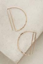 Lila Rice Gold Deco Hoops