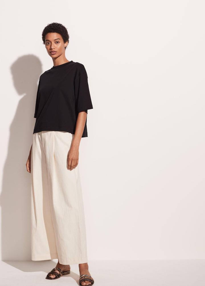Vince Wide Sleeve Crop Tee
