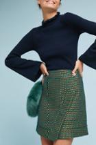 Eva Franco Tweed Wrap Skirt