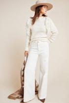 Pilcro And The Letterpress Pilcro Ultra High-rise Seamed Wide-leg Jeans