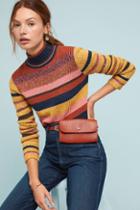 Frye Cropped Mock Neck Sweater