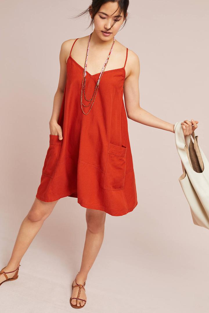 Akemi + Kin Josie Linen Tunic Dress