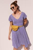 Maeve Resfeber Flutter-sleeve Dress