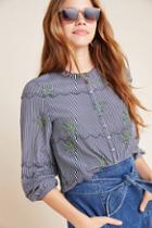 Dolan Left Coast Stella Embroidered Blouse