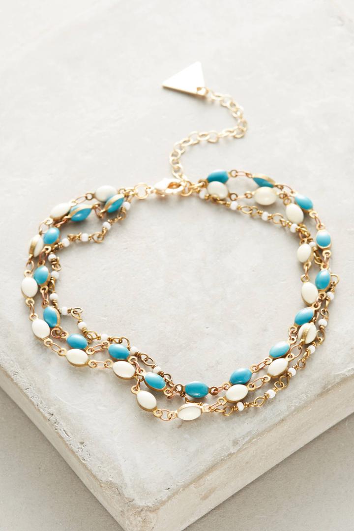 Serafina Turquoise Layered Ankle Bracelet