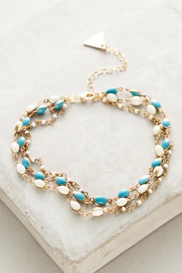 Serafina Turquoise Layered Ankle Bracelet