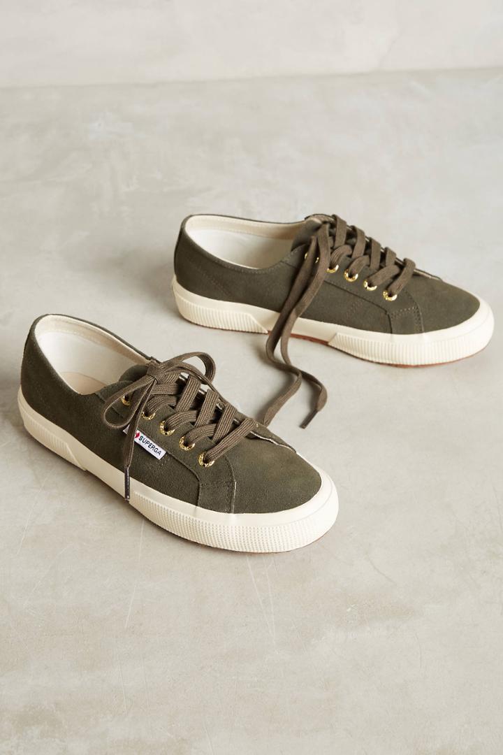 Superga Military Suede Low-top Sneakers