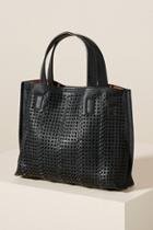 Anthropologie Fiona Perforated Tote Bag