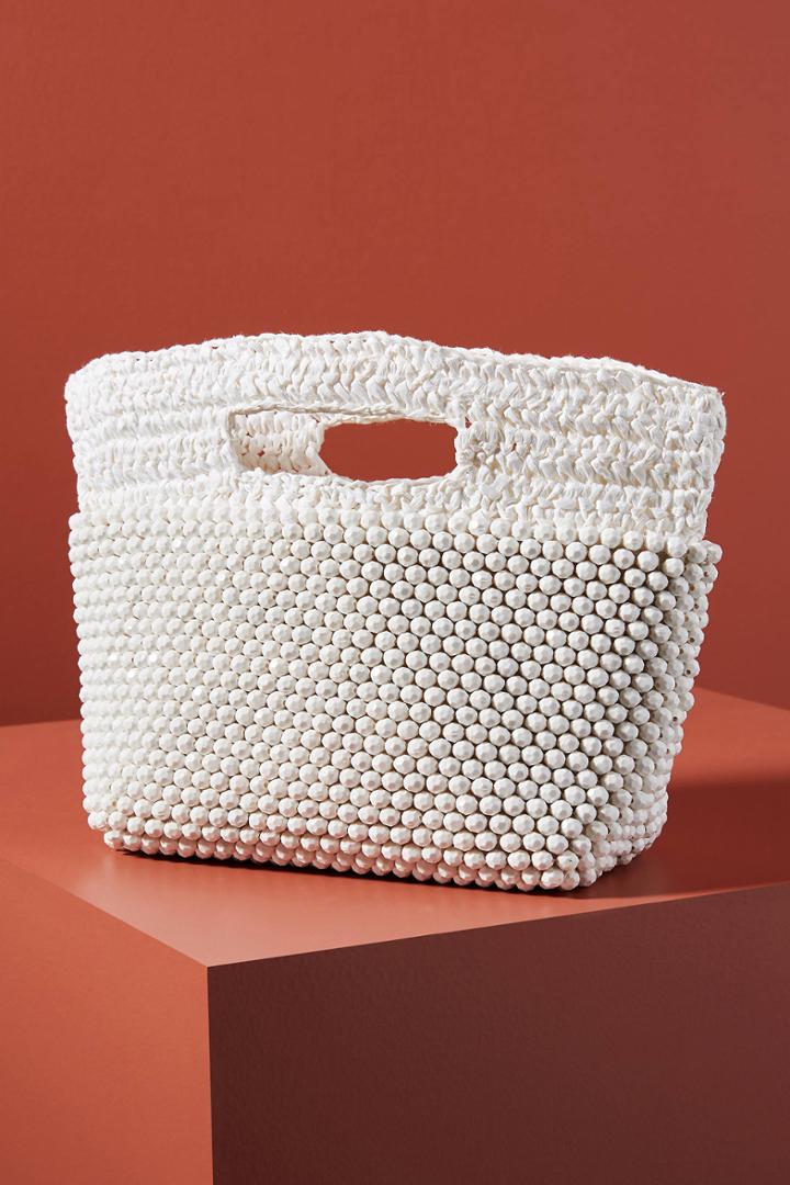 Anthropologie Laurie Beaded Clutch