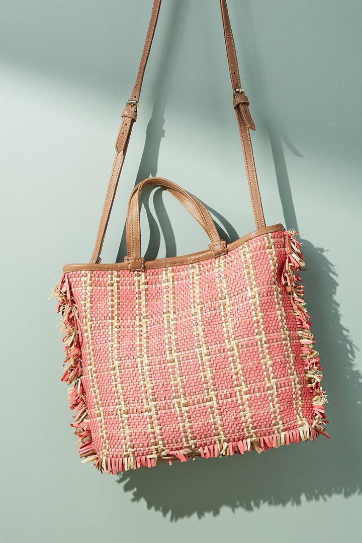 En Shalla Fringed Tote Bag