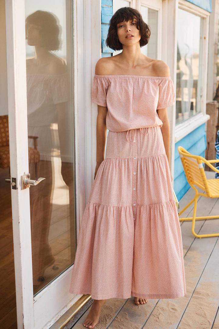 Frye X Anthropologie Elspeth Maxi Skirt