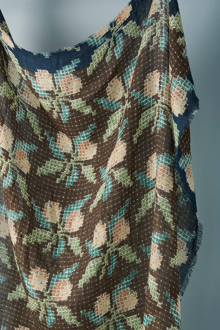 Epice English Garden Wool Scarf